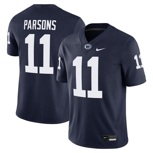 Micah Parsons Navy Penn State Nittany Lions Alumni Game Jersey - retro stitched jersey jersey for Micah Parsons fans