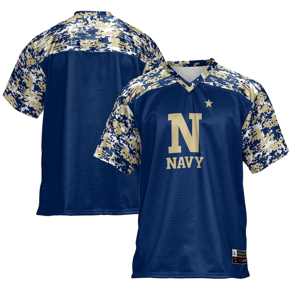 Gameday Greats Navy Navy Midshipmen Football Jersey - retro stitched football jersey for Gameday Greats fans