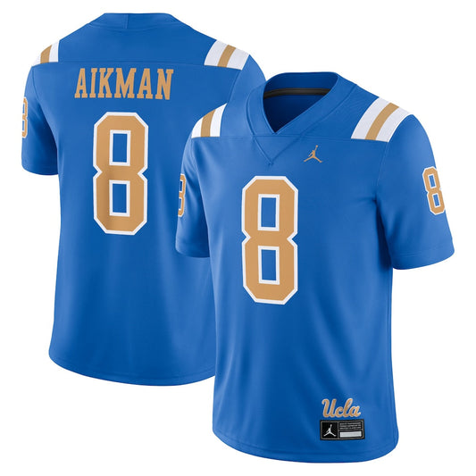 Jordan Brand Troy Aikman Blue Ucla Bruins Alumni Player Game Jersey - retro stitched jersey jersey for Jordan Brand fans
