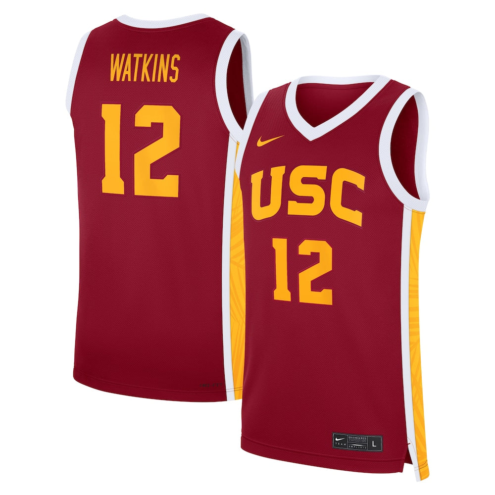 Juju Watkins Cardinal Usc Trojans Road Replica Basketball Jersey - retro stitched basketball jersey for Juju Watkins fans