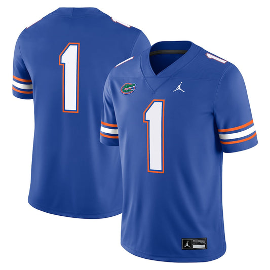 Jordan Brand 1 Royal Florida Gators Game Jersey - retro stitched jersey jersey for Jordan Brand fans