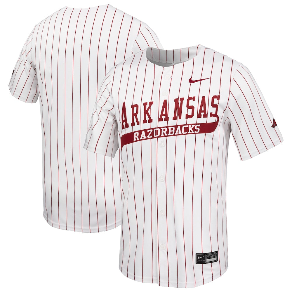 White Arkansas Razorbacks Limited Baseball Jersey - retro stitched baseball jersey for White Arkansas fans