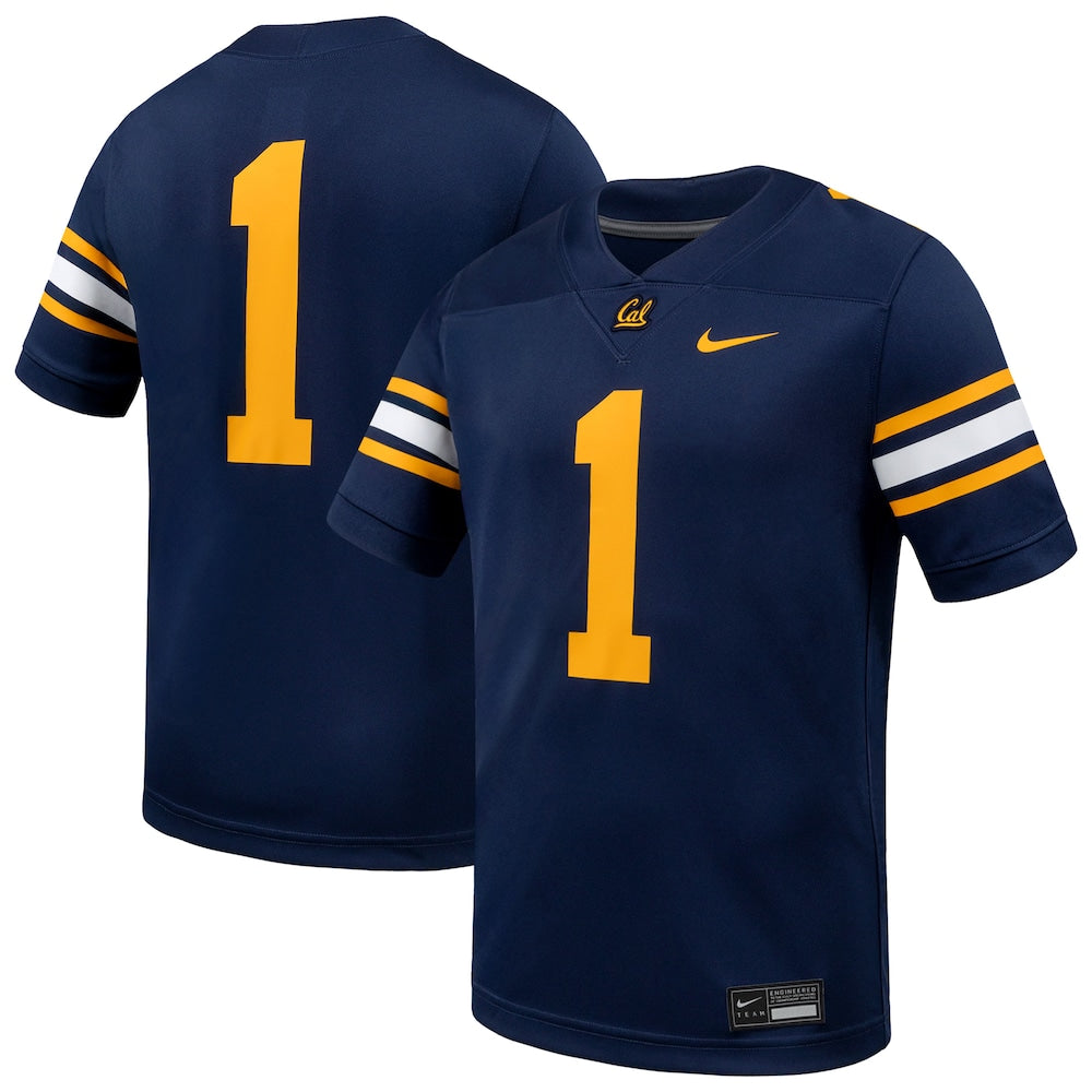 1 Navy Cal Bears Untouchable Replica Game Jersey - retro stitched jersey jersey for 1 Navy fans