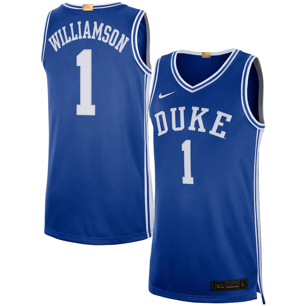 Zion Williamson Royal Duke Blue Devils Alumni Player Limited Basketball Jersey - retro stitched basketball jersey for Zion Williamson fans
