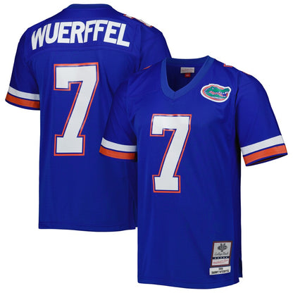 Danny Wuerffel Royal Florida Gators 1996 Legacy Jersey - retro stitched jersey jersey for Danny Wuerffel fans