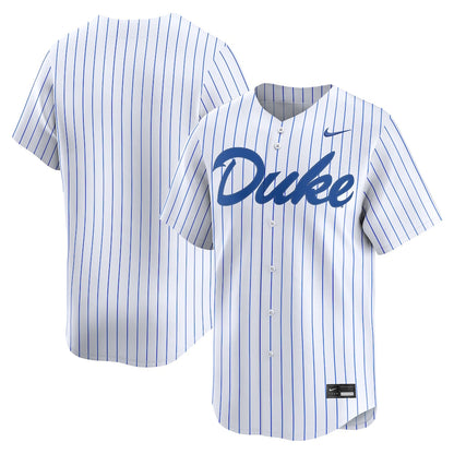 White Duke Blue Devils College Baseball Limited Jersey - retro stitched baseball jersey for White Duke fans