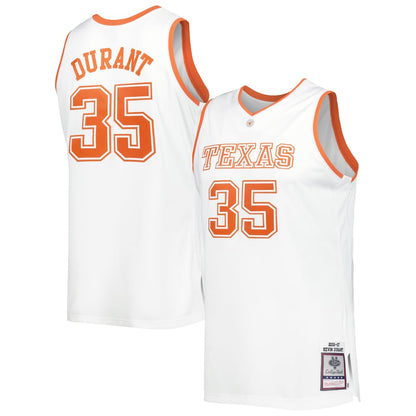 Kevin Durant White Texas Longhorns 200607 Throwback Jersey - retro stitched jersey jersey for Kevin Durant fans