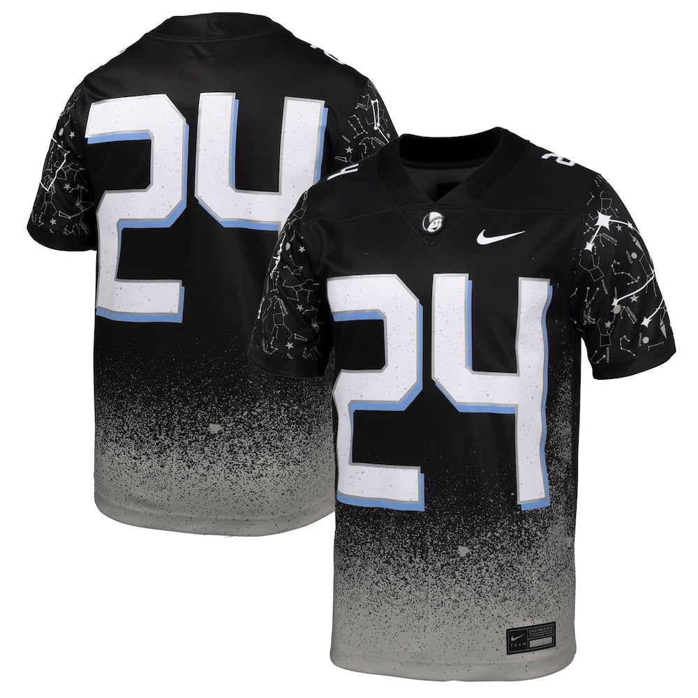24 Black Ucf Knights 2024 Space Game Alternate Game Jersey - retro stitched jersey jersey for 24 Black fans