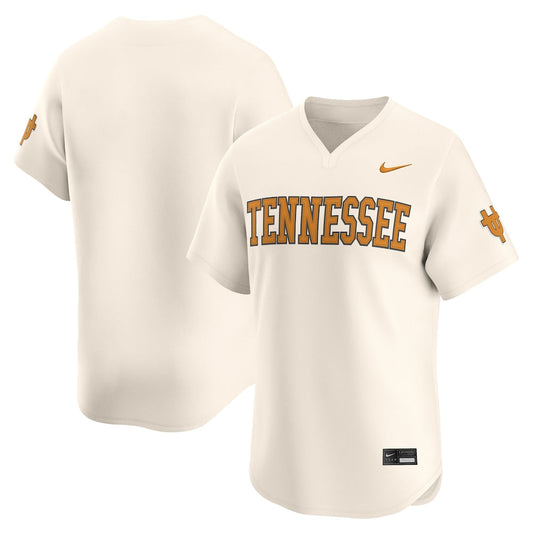 Natural Tennessee Volunteers College Baseball Limited Jersey - retro stitched baseball jersey for Natural Tennessee fans