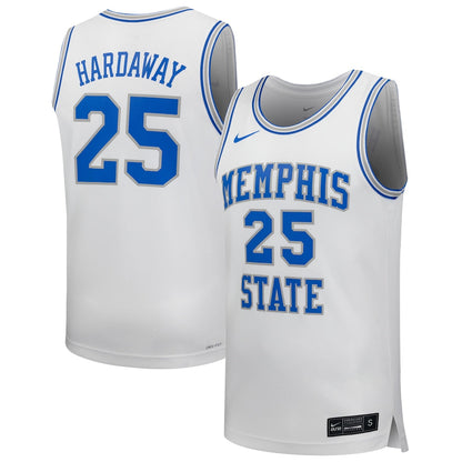 Penny Hardaway White Memphis Tigers Home Replica Basketball Jersey - retro stitched basketball jersey for Penny Hardaway fans