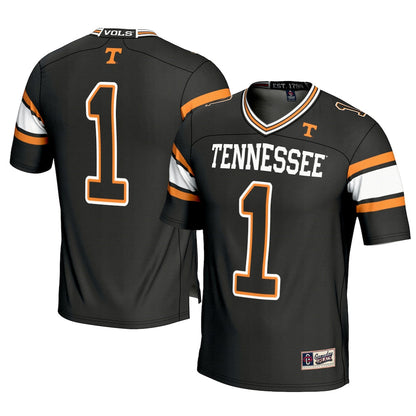 Gameday Greats 1 Black Tennessee Volunteers Football Jersey - retro stitched football jersey for Gameday Greats fans