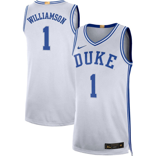 Z. Williamson White DUKE Limited Basketball Jersey rtj college 205