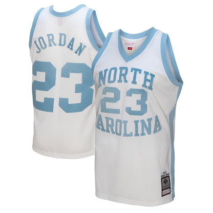 Michael Jordan White North Carolina Tar Heels 198384 Retired Player Jersey - retro stitched jersey jersey for Michael Jordan fans