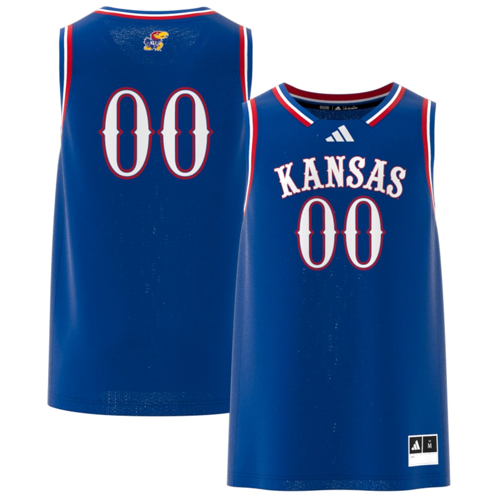 00 Royal Kansas Jayhawks Swingman Jersey - retro stitched jersey jersey for 00 Royal fans