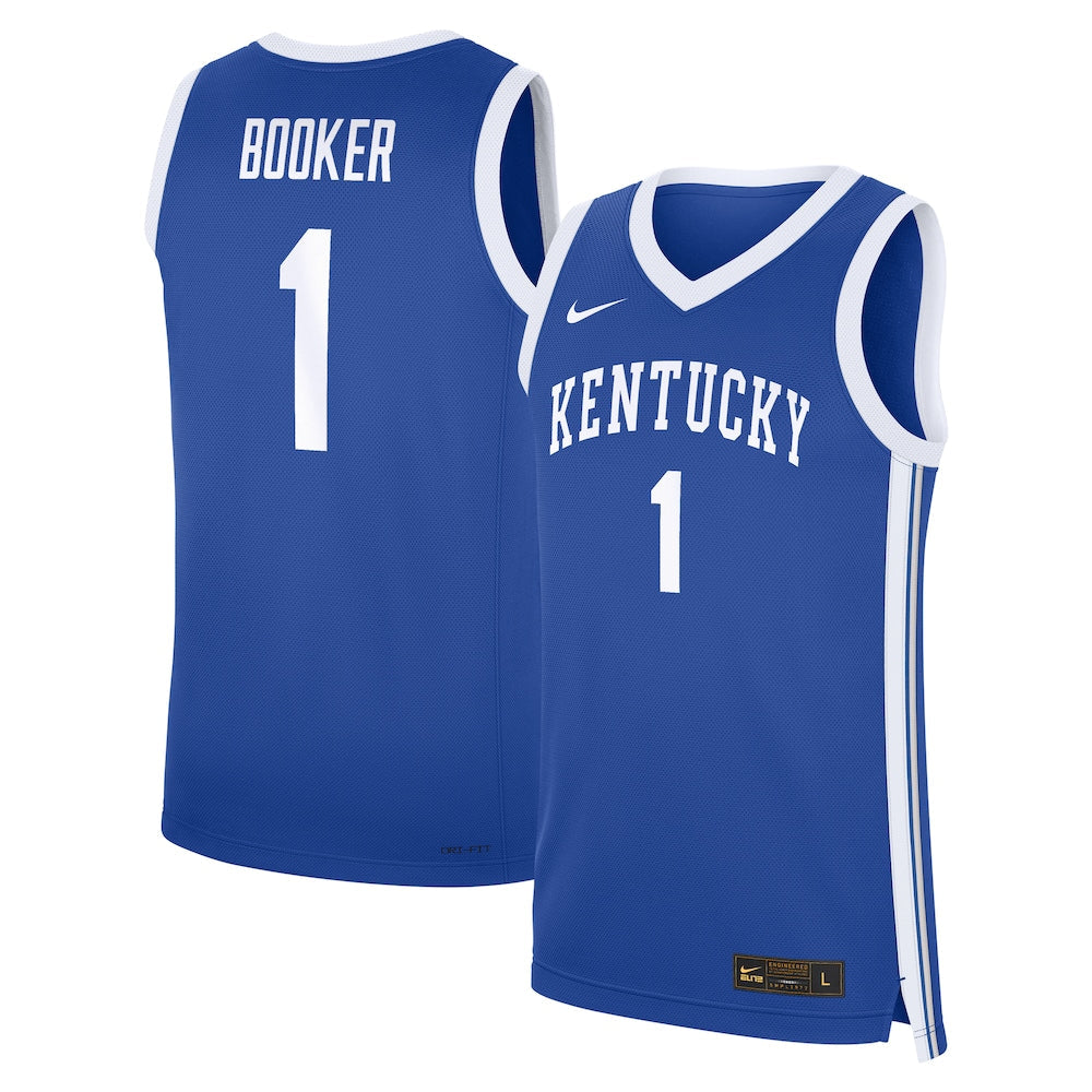 Devin Booker Royal Kentucky Wildcats Road Replica Basketball Jersey - retro stitched basketball jersey for Devin Booker fans