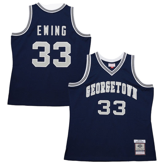 Patrick Ewing Navy Georgetown Hoyas 198384 Jersey - retro stitched jersey jersey for Patrick Ewing fans