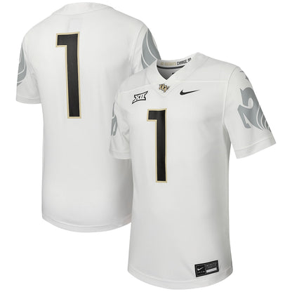 1 White Ucf Knights Untouchable Football Replica Jersey - retro stitched football jersey for 1 White fans