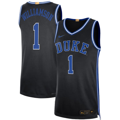 Zion Williamson Black Duke Blue Devils Alumni Player Limited Basketball Jersey - retro stitched basketball jersey for Zion Williamson fans
