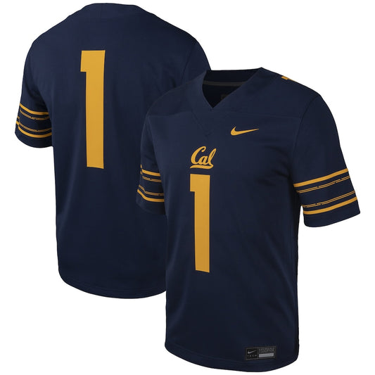 1 Navy Cal Bears Untouchable Football Replica Jersey - retro stitched football jersey for 1 Navy fans