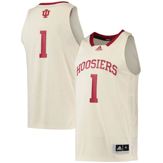 1 Cream Indiana Hoosiers Swingman Basketball Jersey - retro stitched basketball jersey for 1 Cream fans