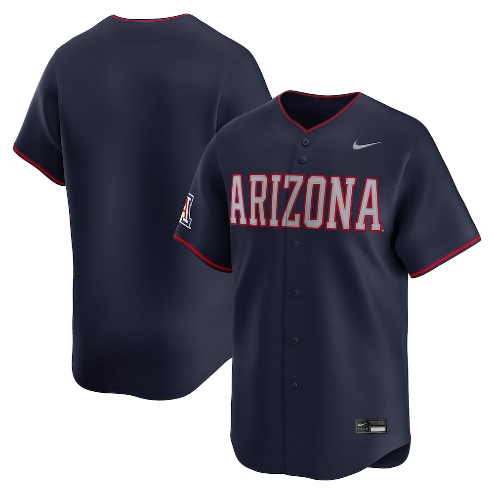 Navy Arizona Wildcats College Baseball Limited Jersey - retro stitched baseball jersey for Navy Arizona fans