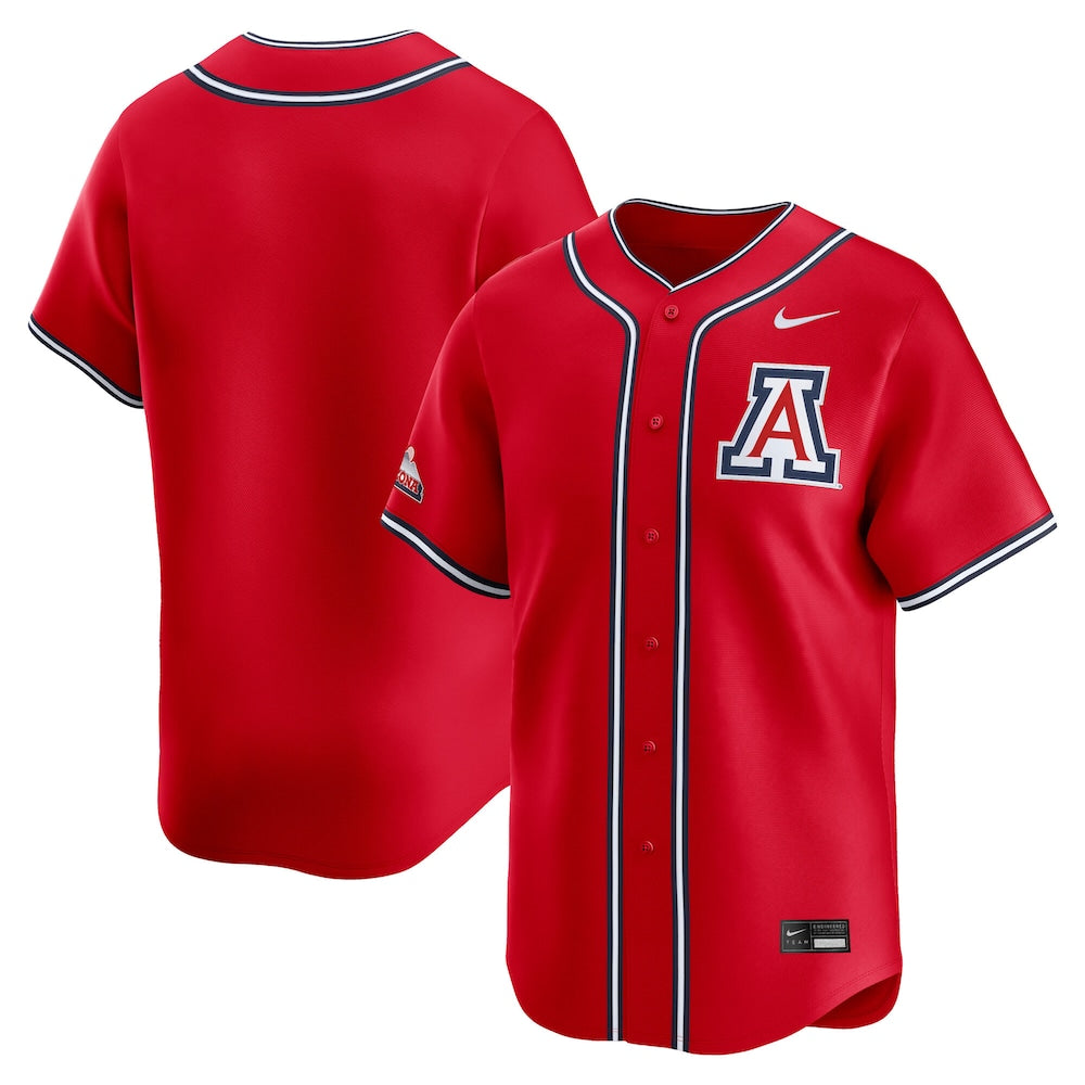 Red Arizona Wildcats College Baseball Limited Jersey - retro stitched baseball jersey for Red Arizona fans