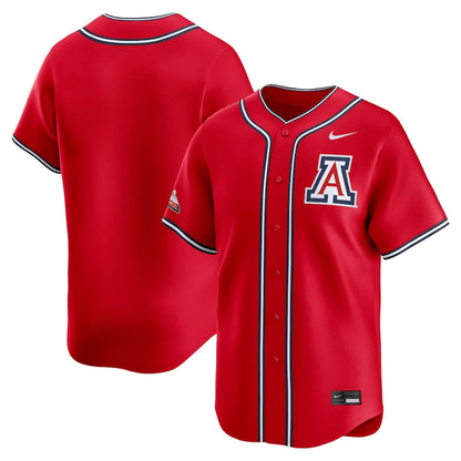 Red Arizona Wildcats College Baseball Limited Jersey - retro stitched baseball jersey for Red Arizona fans