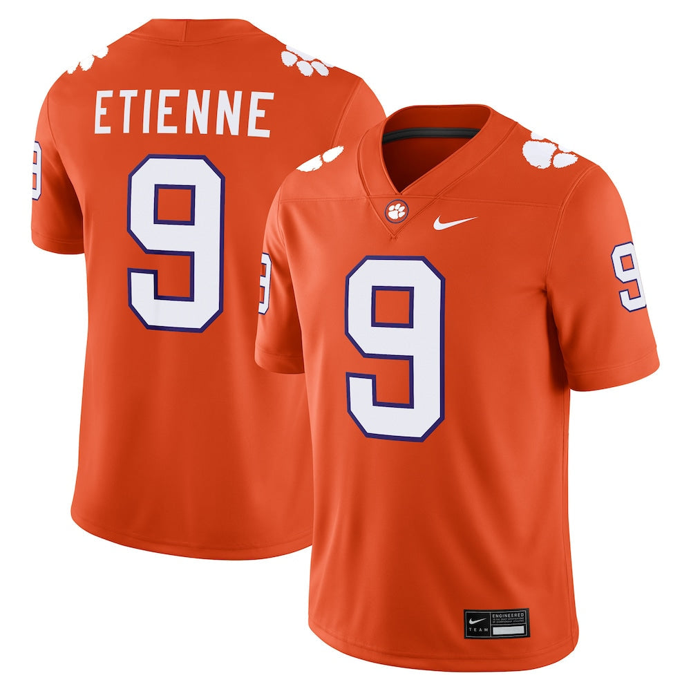 Travis Etienne Orange Clemson Tigers Player Game Jersey - retro stitched jersey jersey for Travis Etienne fans