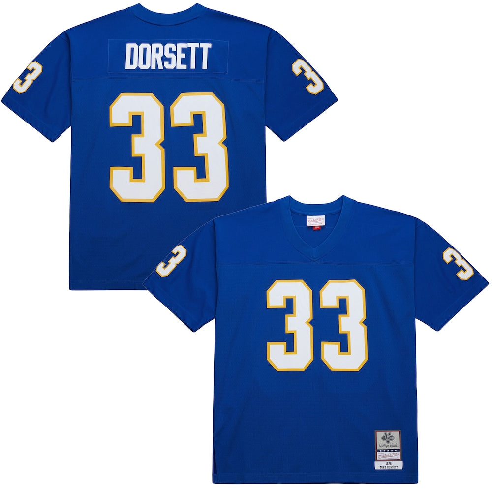 Tony Dorsett Royal Pitt Panthers 1976 College Vault Legacy Jersey - retro stitched jersey jersey for Tony Dorsett fans