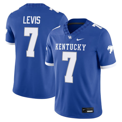 Will Levis Royal Kentucky Wildcats Player Game Jersey - retro stitched jersey jersey for Will Levis fans