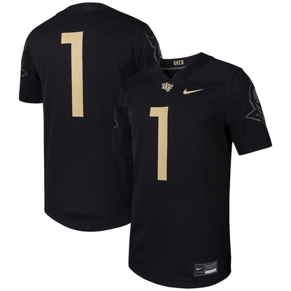 1 Black Ucf Knights Untouchable Replica Football Jersey - retro stitched football jersey for 1 Black fans