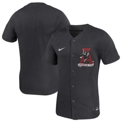 Anthracite Alabama Crimson Tide Replica Softball Jersey - retro stitched jersey jersey for Anthracite Alabama fans