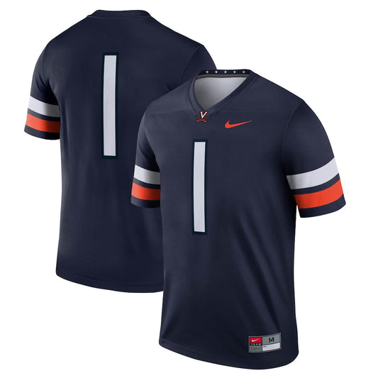 Navy Virginia Cavaliers Legend Jersey - retro stitched jersey jersey for Navy Virginia fans