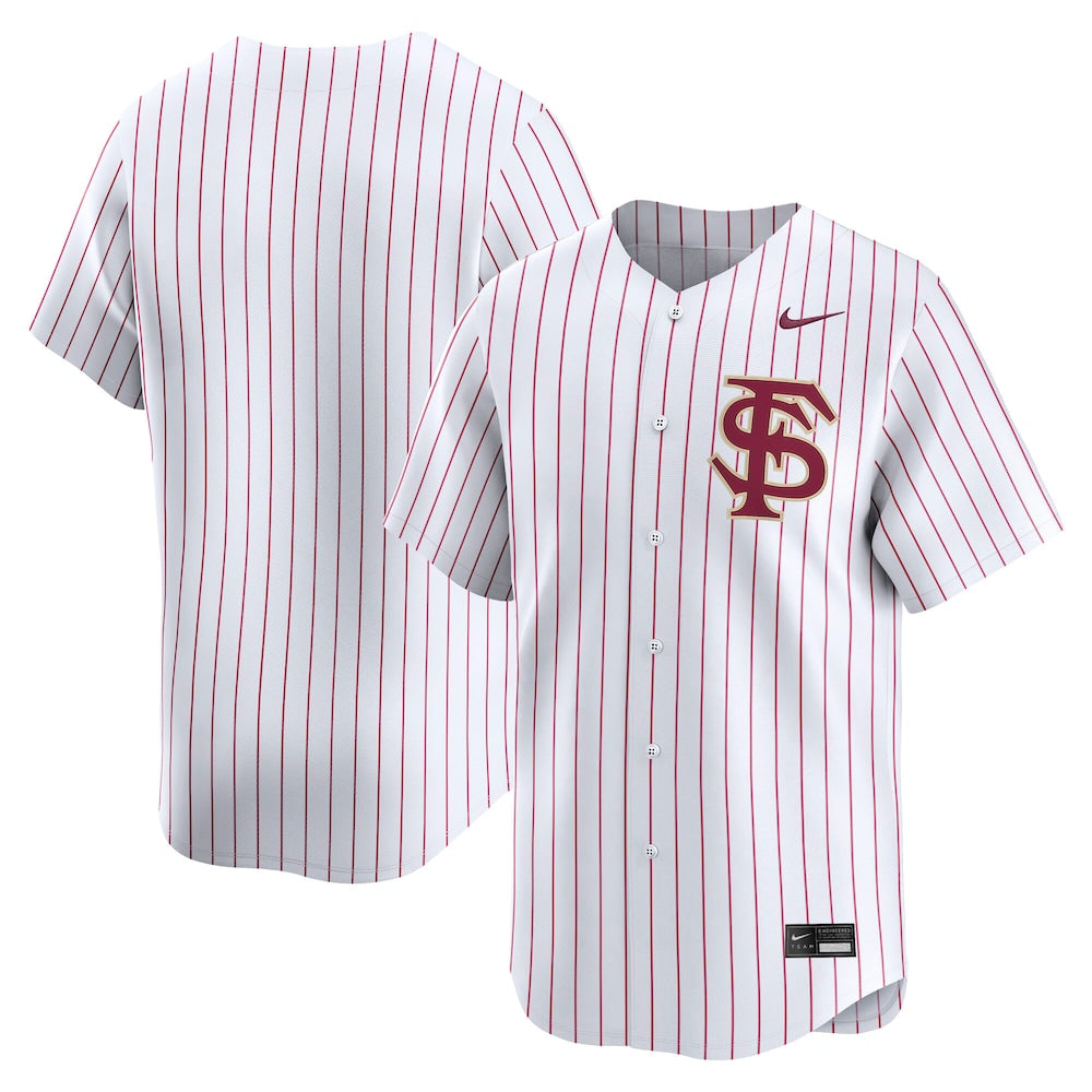 White Florida State Seminoles College Baseball Limited Jersey - retro stitched baseball jersey for White Florida fans