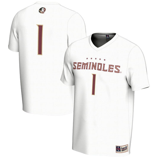 Gameday Greats White Florida State Seminoles 2025 Ncaa Soccer National Champions Lightweight Commemorative Fashion Jersey - retro stitched jersey jersey for Gameday Greats fans