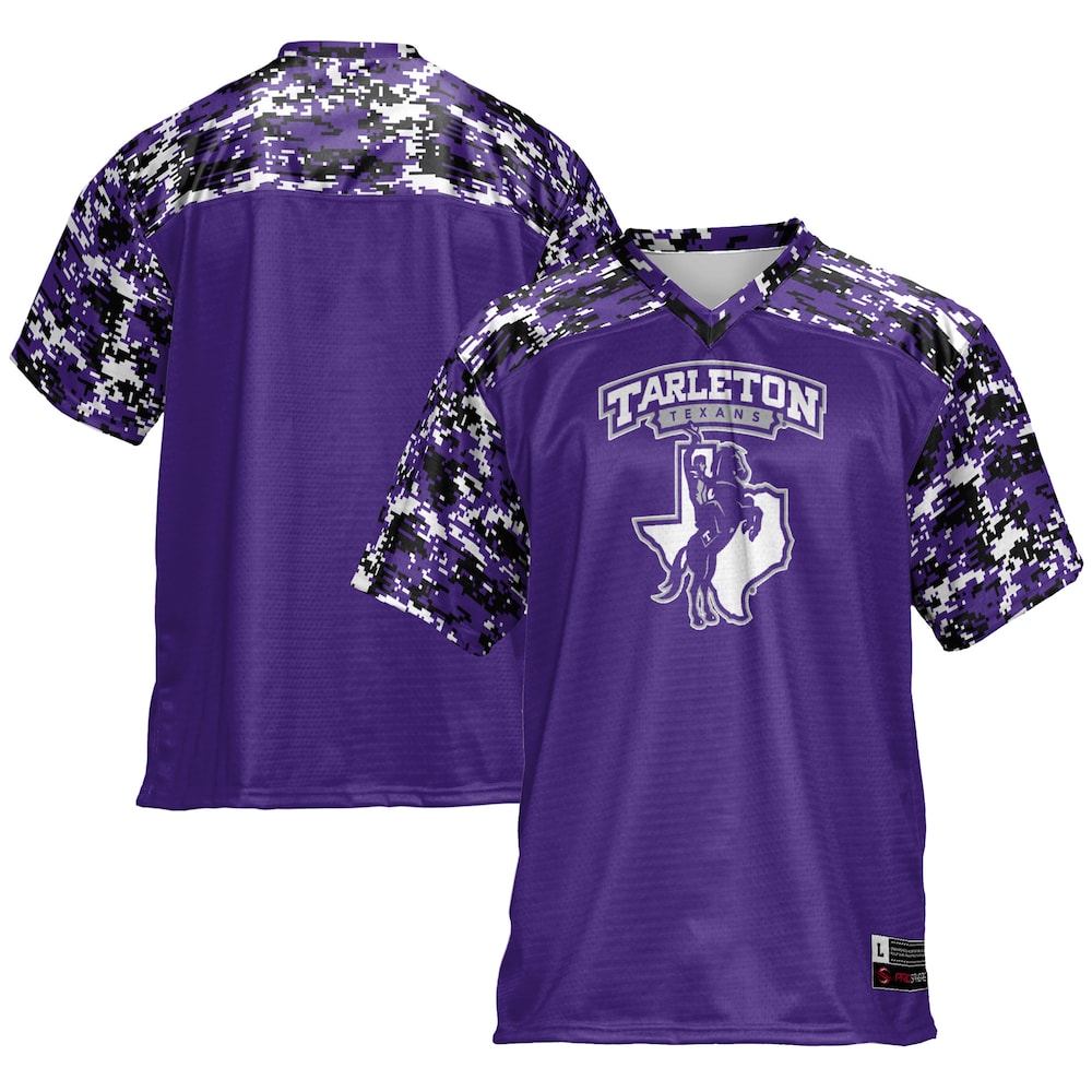 Gameday Greats Purple Tarleton State Texans Football Jersey - retro stitched football jersey for Gameday Greats fans