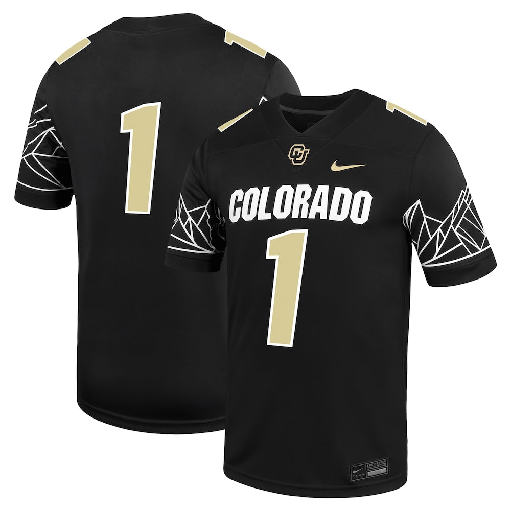 Black Colorado Buffaloes Untouchable Game Jersey - retro stitched jersey jersey for Black Colorado fans