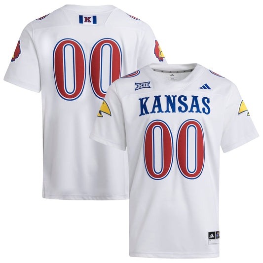 #00 White KANS Premier Strategy Jersey rtj college 572