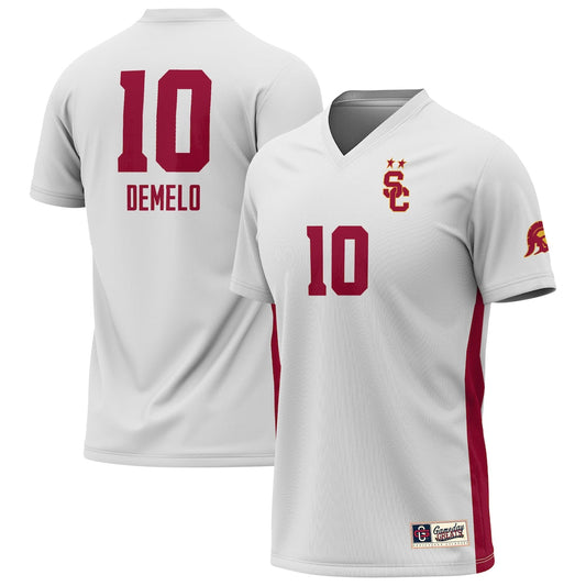 Gameday Greats Savannah Demelo White Usc Trojans Lightweight Soccer Jersey - retro stitched jersey jersey for Gameday Greats fans