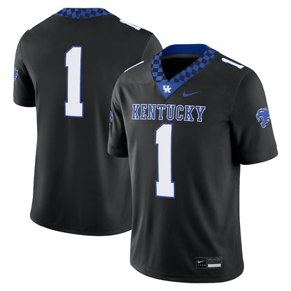 1 Black Kentucky Wildcats Alternate Game Jersey - retro stitched jersey jersey for 1 Black fans