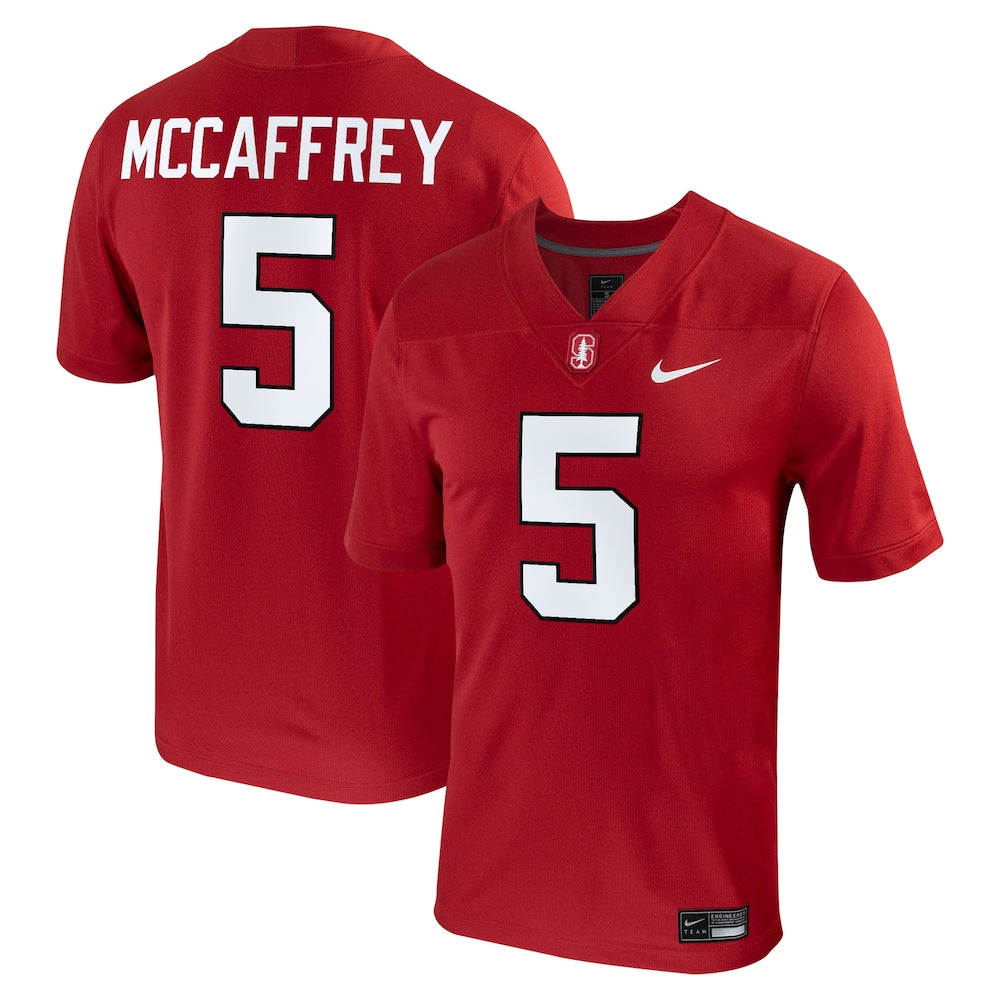 Christian Mccaffrey Cardinal Stanford Cardinal Player Game Jersey - retro stitched jersey jersey for Christian Mccaffrey fans