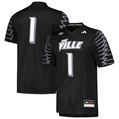1 Black Louisville Cardinals 2023 Premier Jersey - retro stitched jersey jersey for 1 Black fans