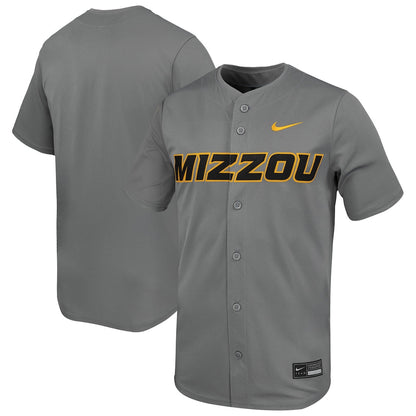 Gray Missouri Tigers Limited Baseball Jersey - retro stitched baseball jersey for Gray Missouri fans