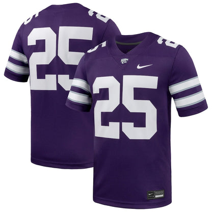 25 Purple Kansas State Wildcats Untouchable Replica Game Jersey - retro stitched jersey jersey for 25 Purple fans