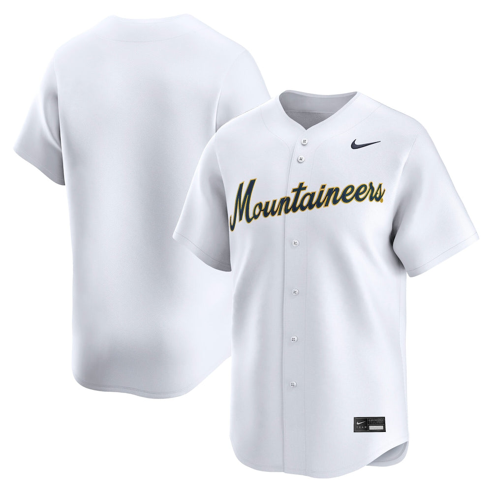 White West Virginia Mountaineers College Baseball Limited Jersey - retro stitched baseball jersey for White West fans
