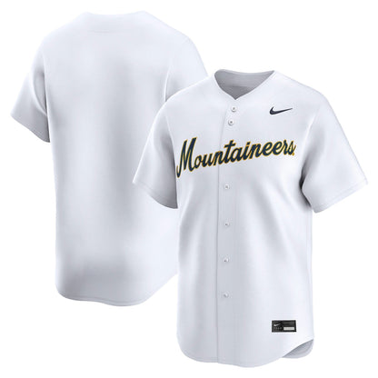 White West Virginia Mountaineers College Baseball Limited Jersey - retro stitched baseball jersey for White West fans