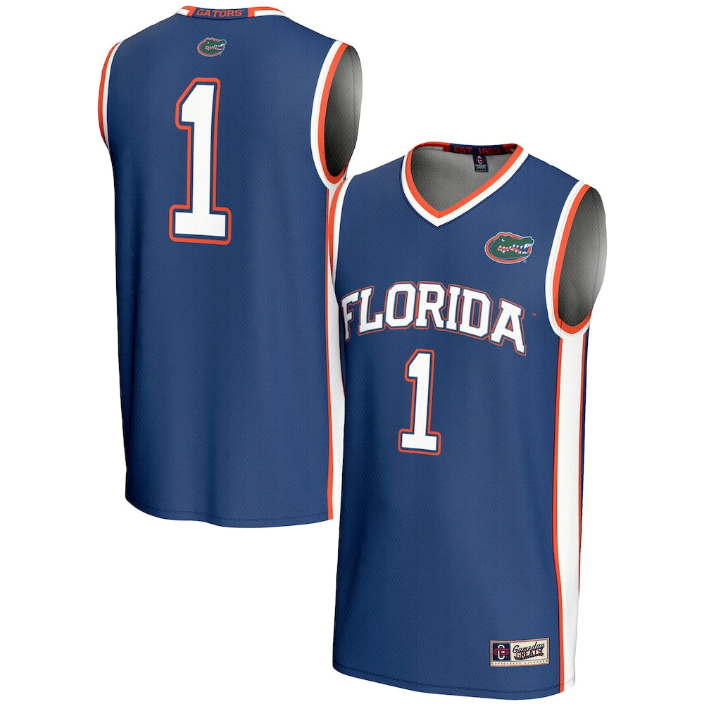 Gameday Greats 1 Royal Florida Gators Lightweight Basketball Jersey - retro stitched basketball jersey for Gameday Greats fans