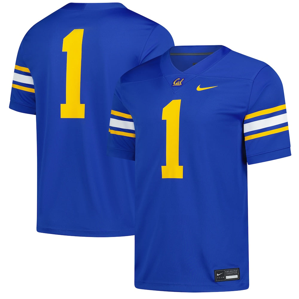 1 Royal Cal Bears Untouchable Replica Game Jersey - retro stitched jersey jersey for 1 Royal fans