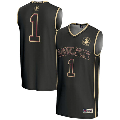 Male Gameday Greats 1 Black Florida State Seminoles Lightweight Basketball Jersey - retro stitched basketball jersey for Male Gameday fans