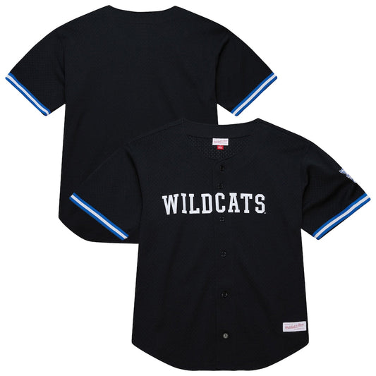 Black Kentucky Wildcats On The Clock Full Button Fashion Jersey - retro stitched jersey jersey for Black Kentucky fans